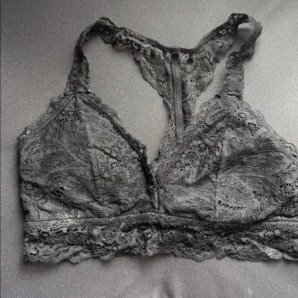 Black laced bralet